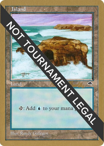 Island (Crashing Waves) - 1998 Randy Buehler (TMP), World Championship Decks #164621