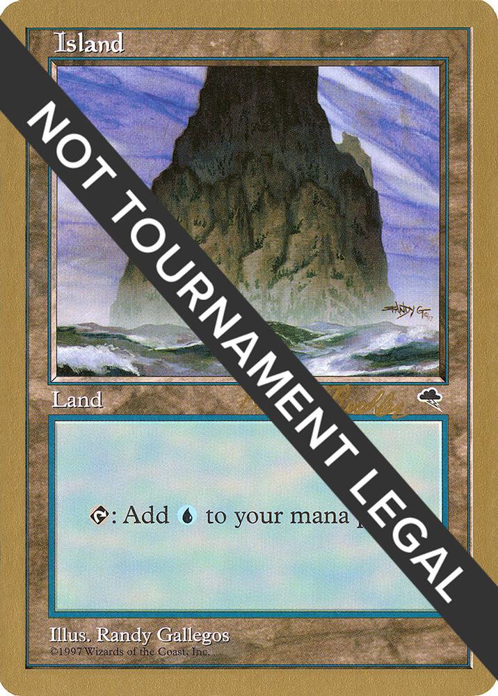 Island (Spire) - 1998 Randy Buehler (TMP), World Championship Decks #164622