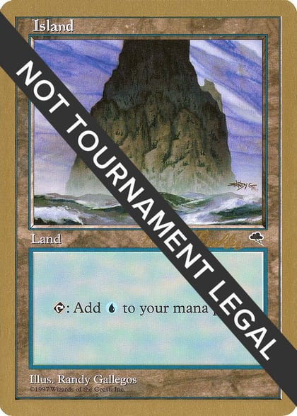 Island (Spire) - 1998 Randy Buehler (TMP), World Championship Decks #164622