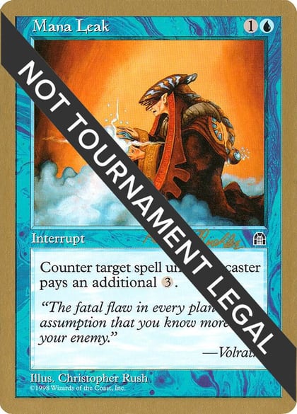 Mana Leak - 1998 Randy Buehler (STH), World Championship Decks #164627