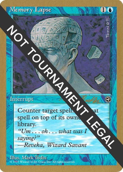 Memory Lapse - 1998 Randy Buehler (HML), World Championship Decks #164629