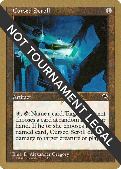 Cursed Scroll - 1999 Jakub Slemr (TMP), World Championship Decks #164924