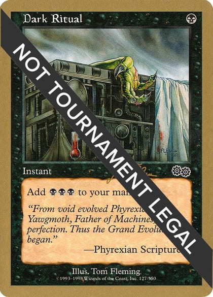 Dark Ritual - 1999 Jakub Slemr (USG), World Championship Decks #164925