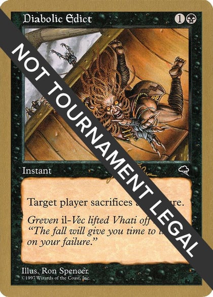 Diabolic Edict - 1999 Jakub Slemr (TMP), World Championship Decks #164926