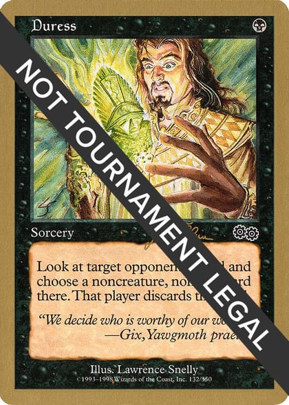 Duress - 1999 Jakub Slemr (USG), World Championship Decks #164927