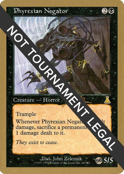 Phyrexian Negator - 1999 Jakub Slemr (UDS) (SB), World Championship Decks #164934