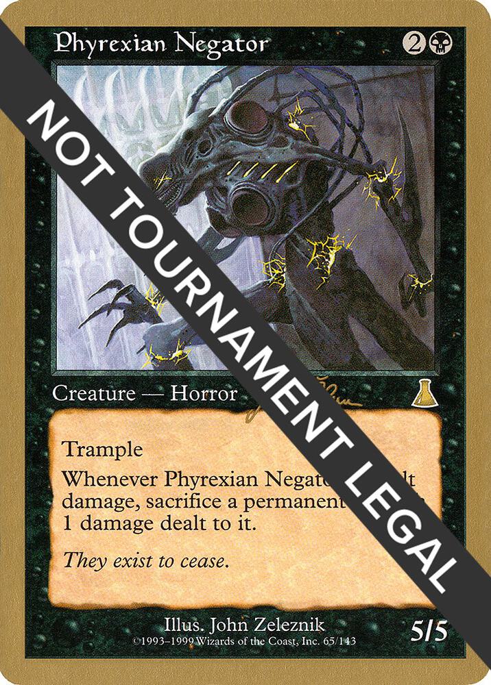 Phyrexian Negator - 1999 Jakub Slemr (UDS), World Championship Decks #164935