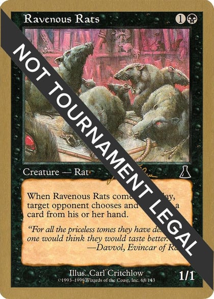 Ravenous Rats - 1999 Jakub Slemr (UDS), World Championship Decks #164940