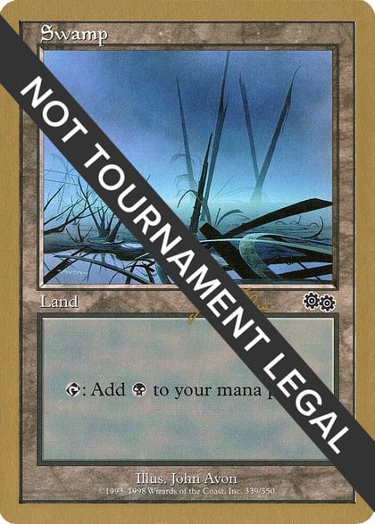 Swamp (339) - 1999 Jakub Slemr (USG), World Championship Decks #164947