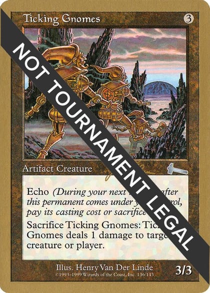 Ticking Gnomes - 1999 Jakub Slemr (ULG), World Championship Decks #164948