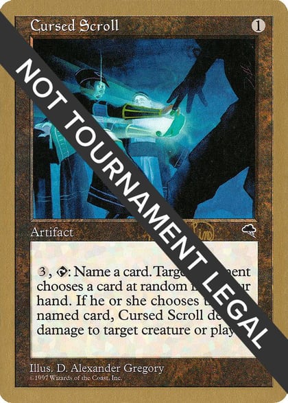 Cursed Scroll - 1999 Mark Le Pine (TMP), World Championship Decks #164956
