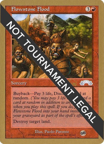 Flowstone Flood - 1999 Mark Le Pine (EXO) (SB), World Championship Decks #164959