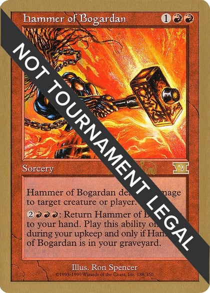 Hammer of Bogardan - 1999 Mark Le Pine (6ED), World Championship Decks #164961