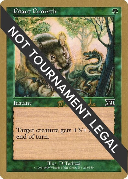 Giant Growth - 1999 Matt Linde (6ED), World Championship Decks #164984