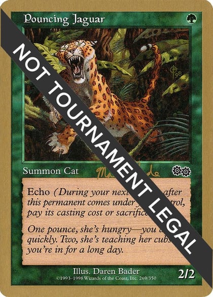 Pouncing Jaguar - 1999 Matt Linde (USG), World Championship Decks #164990