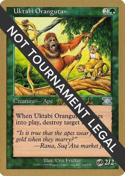 Uktabi Orangutan - 1999 Matt Linde (6ED) (SB), World Championship Decks #164995