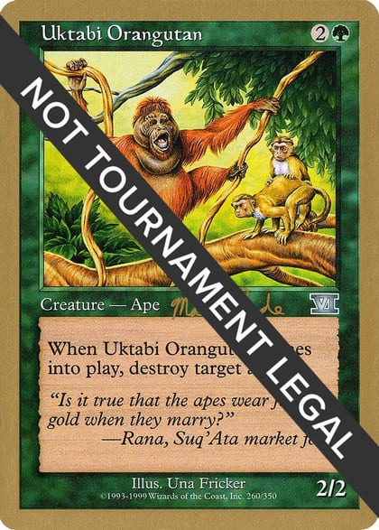 Uktabi Orangutan - 1999 Matt Linde (6ED), World Championship Decks #164996