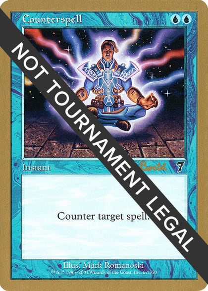 Counterspell - 2001 Alex Borteh (7ED), World Championship Decks #165001