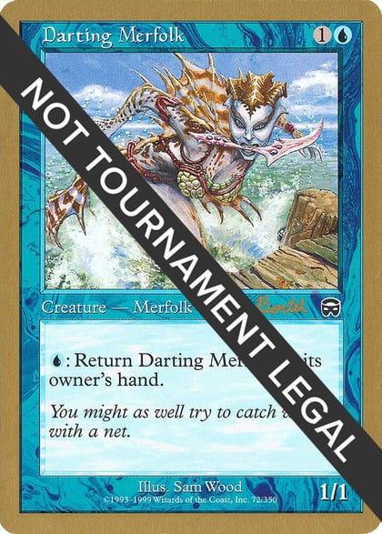 Darting Merfolk - 2001 Alex Borteh (MMQ), World Championship Decks #165003