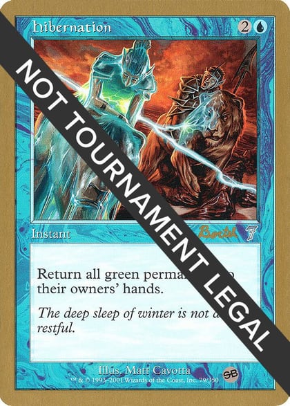Hibernation - 2001 Alex Borteh (7ED) (SB), World Championship Decks #165005
