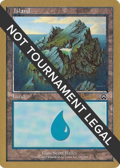 Island (336) - 2001 Alex Borteh (MMQ), World Championship Decks #165006