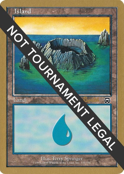 Island (335) - 2001 Alex Borteh (MMQ), World Championship Decks #165007