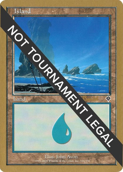 Island (336) - 2001 Alex Borteh (INV), World Championship Decks #165011