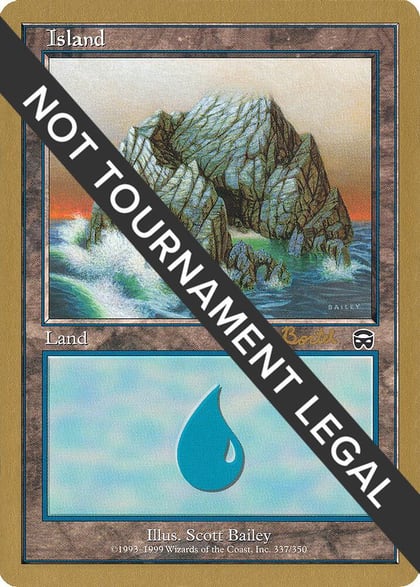 Island (337) - 2001 Alex Borteh (MMQ), World Championship Decks #165013