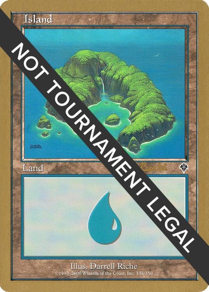 Island (338) - 2001 Alex Borteh (INV), World Championship Decks #165014