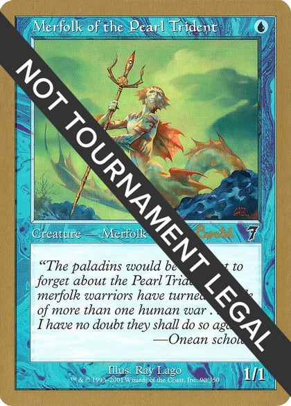 Merfolk of the Pearl Trident - 2001 Alex Borteh (7ED), World Championship Decks #165021