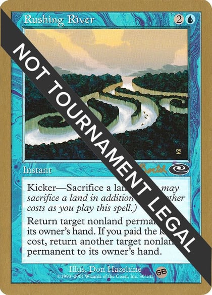 Rushing River - 2001 Alex Borteh (PLS) (SB), World Championship Decks #165025