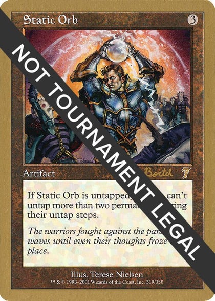Static Orb - 2001 Alex Borteh (7ED), World Championship Decks #165026