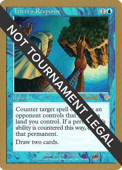 Teferi's Response - 2001 Alex Borteh (INV) (SB), World Championship Decks #165027