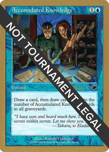 Accumulated Knowledge - 2001 Antoine Ruel (NMS), World Championship Decks #165032