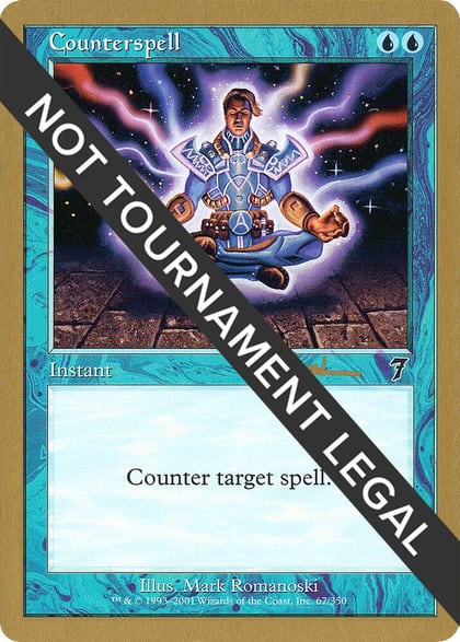 Counterspell - 2001 Antoine Ruel (7ED), World Championship Decks #165036