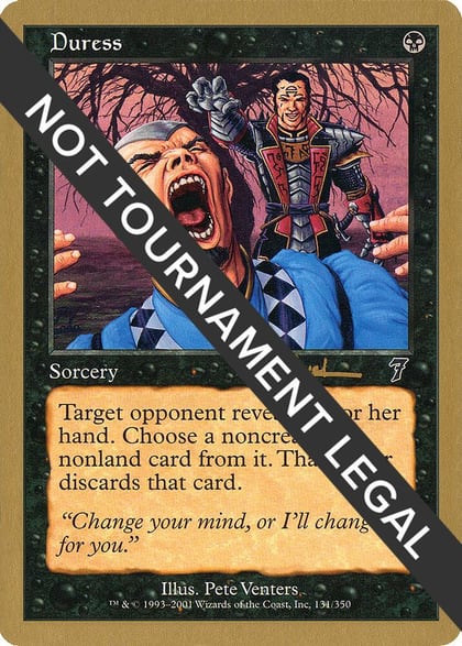 Duress - 2001 Antoine Ruel (7ED), World Championship Decks #165039