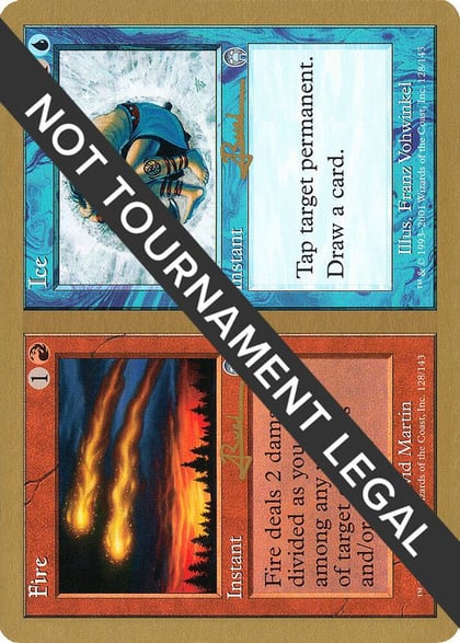 Fire // Ice - 2001 Antoine Ruel (APC), World Championship Decks #165042