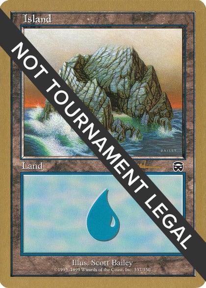 Island (337) - 2001 Antoine Ruel (MMQ), World Championship Decks #165044