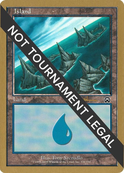 Island (338) - 2001 Antoine Ruel (MMQ), World Championship Decks #165045