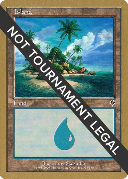 Island (335) - 2001 Antoine Ruel (INV), World Championship Decks #165047