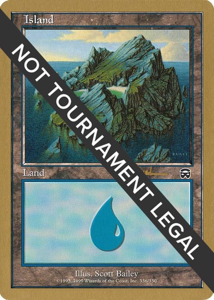 Island (336) - 2001 Antoine Ruel (MMQ), World Championship Decks #165049