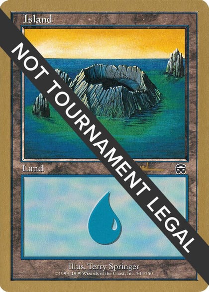 Island (335) - 2001 Antoine Ruel (MMQ), World Championship Decks #165050