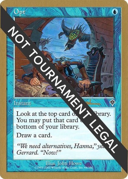 Opt - 2001 Antoine Ruel (INV), World Championship Decks #165054