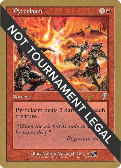Pyroclasm - 2001 Antoine Ruel (7ED) (SB), World Championship Decks #165055