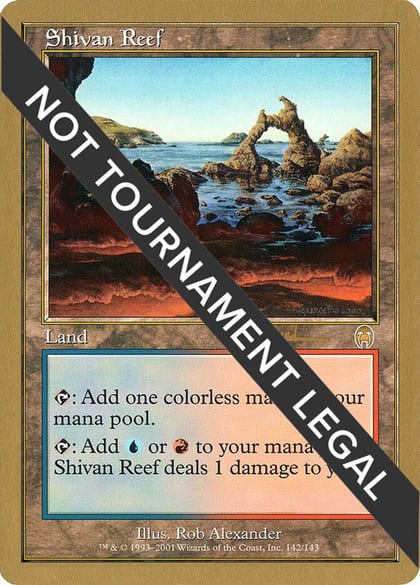 Shivan Reef - 2001 Antoine Ruel (APC), World Championship Decks #165057