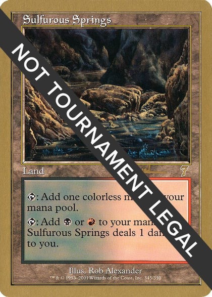 Sulfurous Springs - 2001 Antoine Ruel (7ED), World Championship Decks #165059