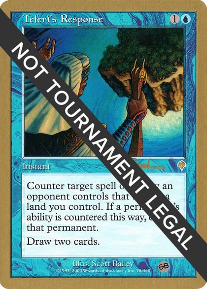 Teferi's Response - 2001 Antoine Ruel (INV) (SB), World Championship Decks #165060