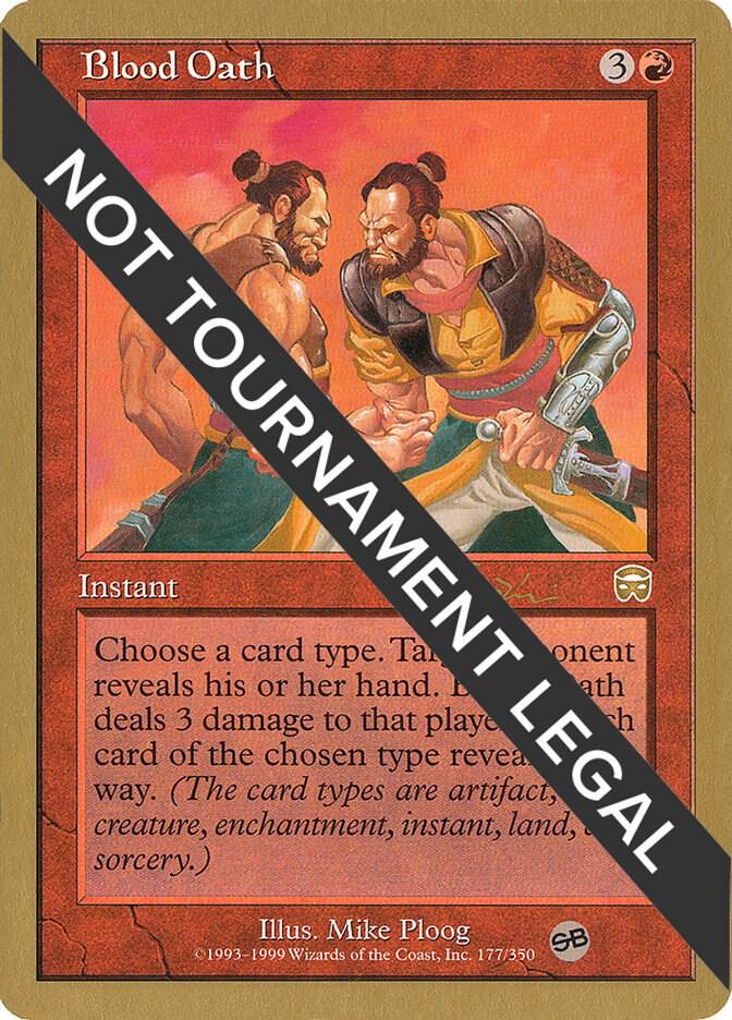Blood Oath - 2001 Jan Tomcani (MMQ) (SB), World Championship Decks #165070