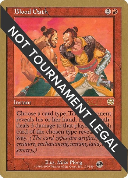 Blood Oath - 2001 Jan Tomcani (MMQ) (SB), World Championship Decks #165070