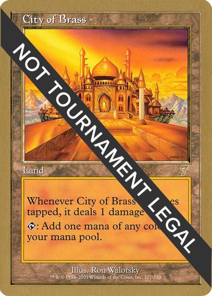 City of Brass - 2001 Jan Tomcani (7ED), World Championship Decks #165071